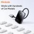 Mcdodo MCA-7210 Wired to Wireless CarPlay Adapter CarPlay Erd/3.0/4.X/5 Including USB-C Adapter for Wireless Auto CarPlay Ai Box - Black